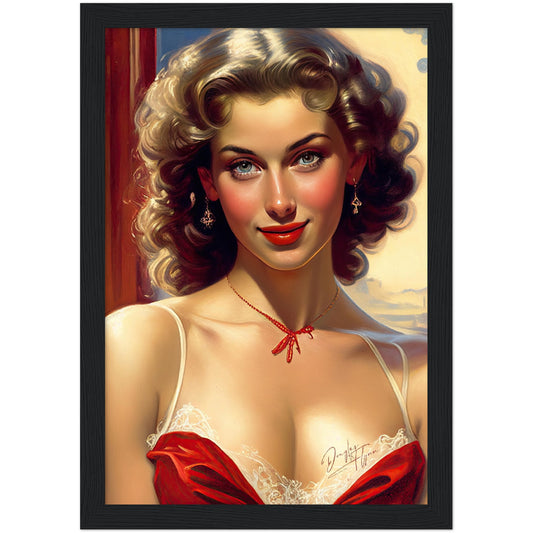 »Belles Balcony« retro poster
