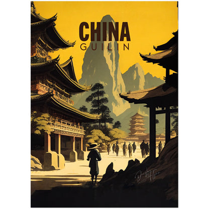 »China, travel poster no 1« retro poster