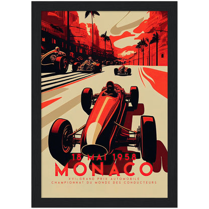 »Echoes of Engine Roars« retro poster