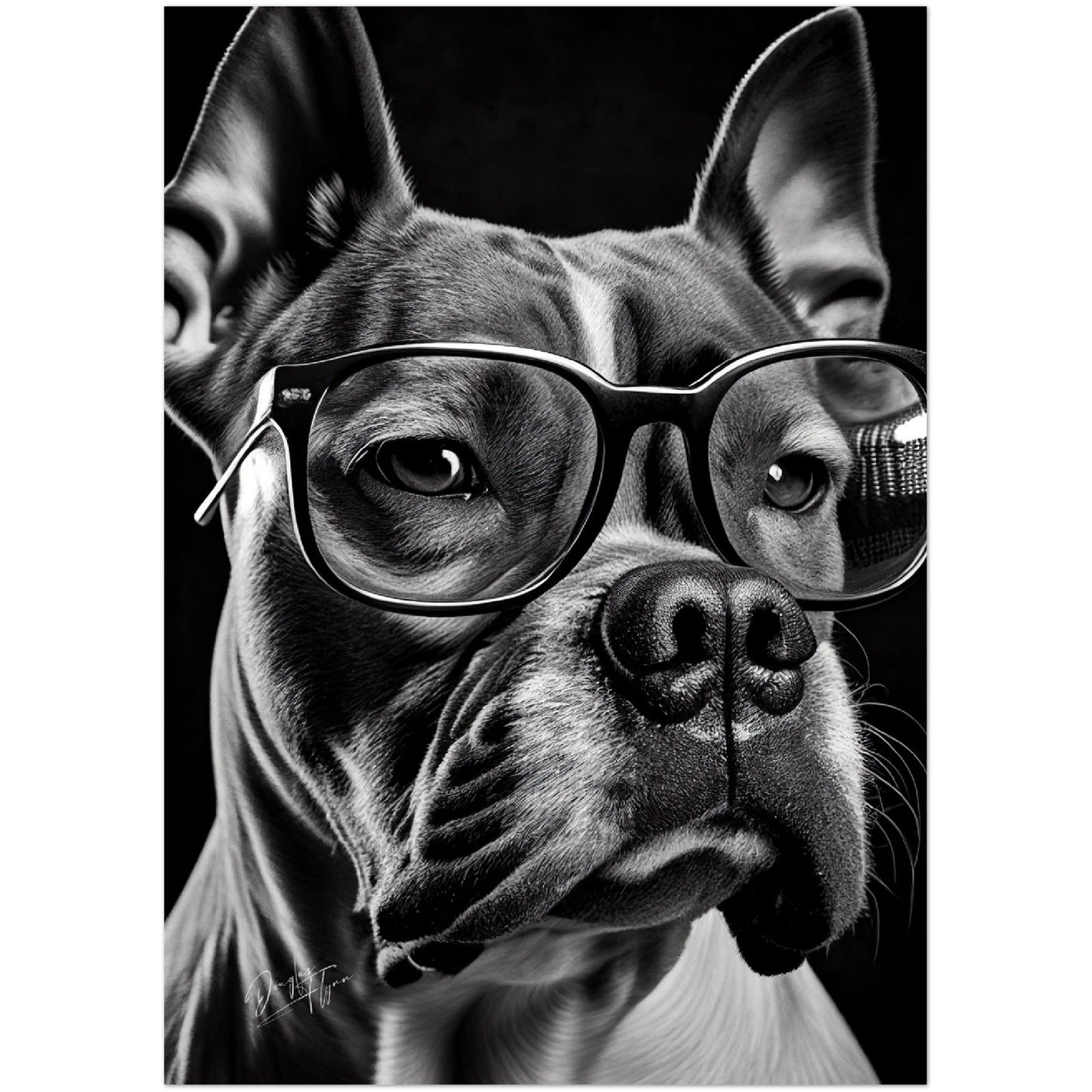 »Stylish Canine« retro poster