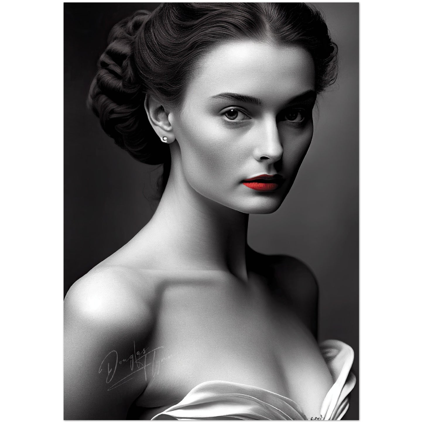»Beauty in Ballgown« retro poster