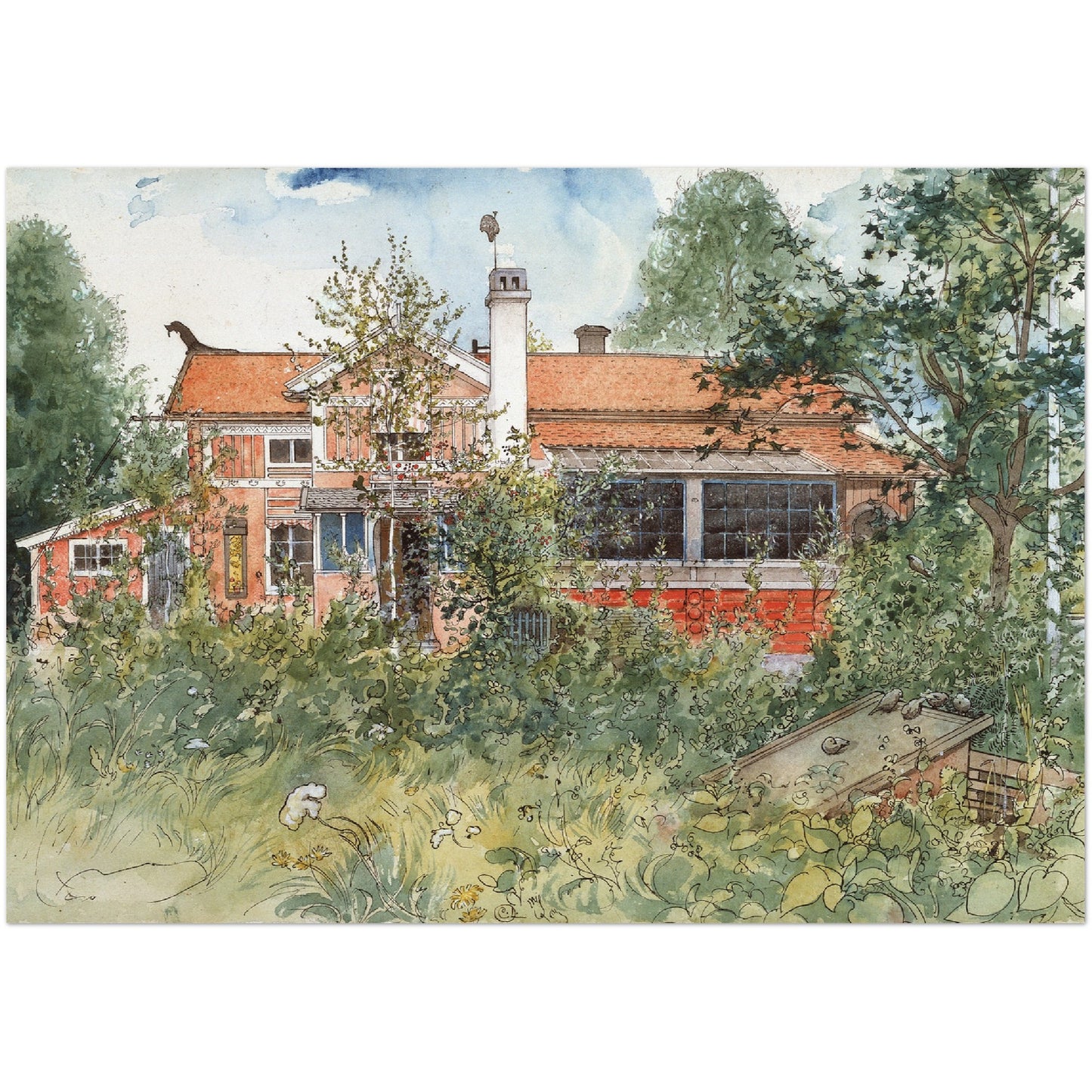 »Stugan« av Carl Larsson