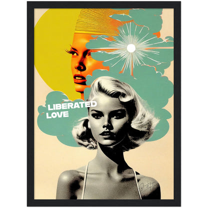 »Liberated Love«retro poster