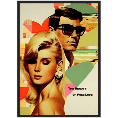 »The Beauty of Free Love«retro poster