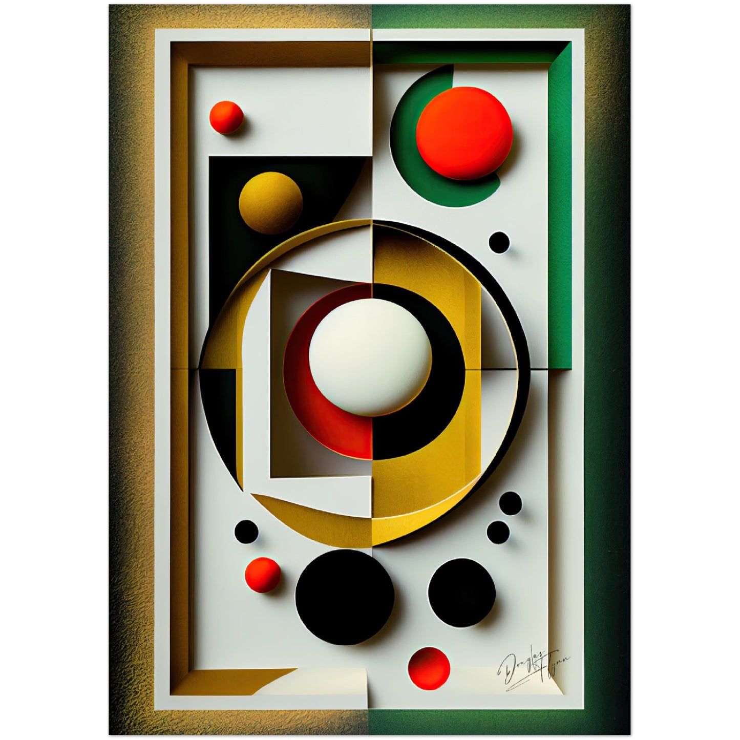 »Radiant Dynamics« retro poster