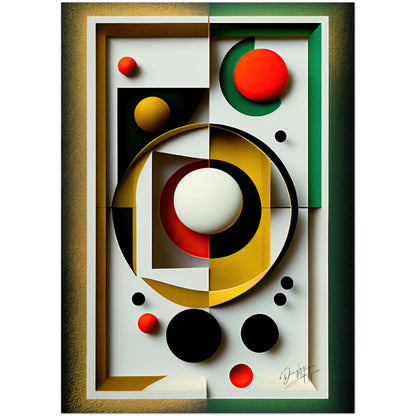 »Radiant Dynamics« retro poster