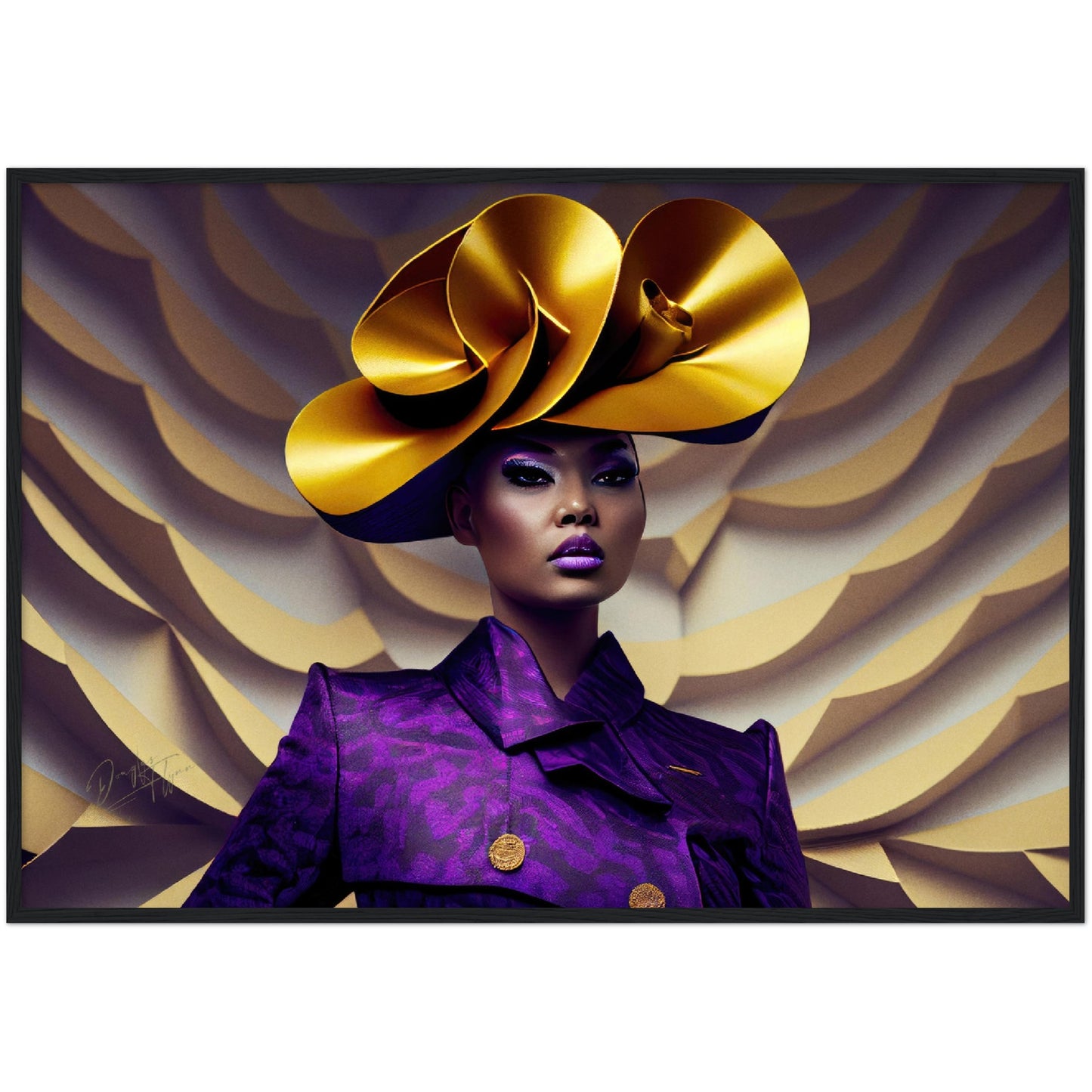 »Dazzling Details« retro poster