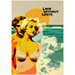 »Love Without Limits«retro poster