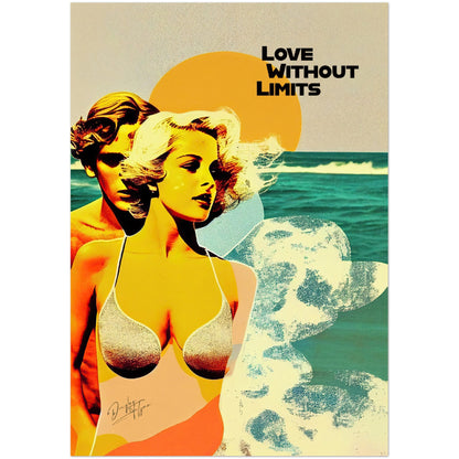 »Love Without Limits«retro poster