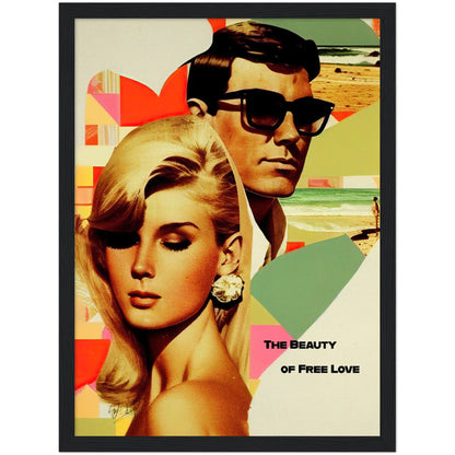 »The Beauty of Free Love«retro poster