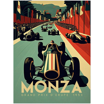 »Heritage Hot Laps« retro poster