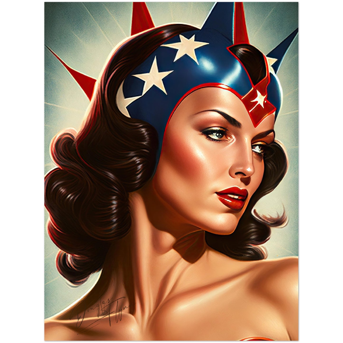 »The Patriot Protector« retro poster