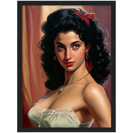 »Tex Temptress« retro poster