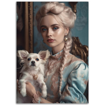 »Elegant Rococo Flair« poster