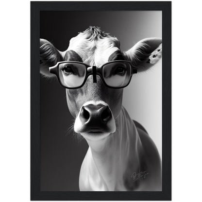 »Brainy Baby Cow« retro poster