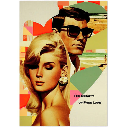 »The Beauty of Free Love«retro poster