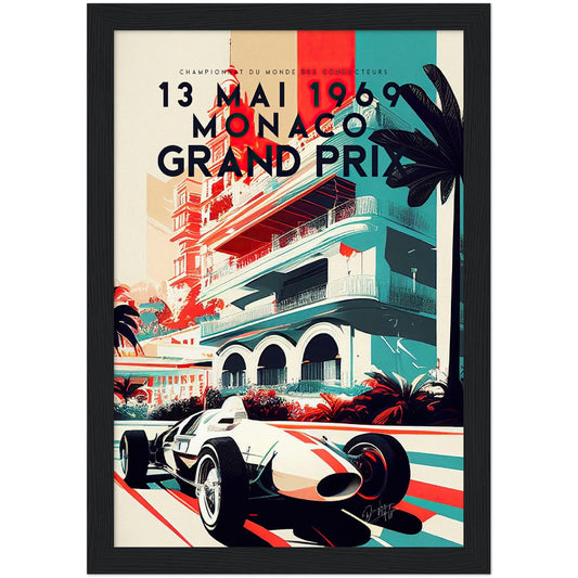 »Tales from the Track« retro poster