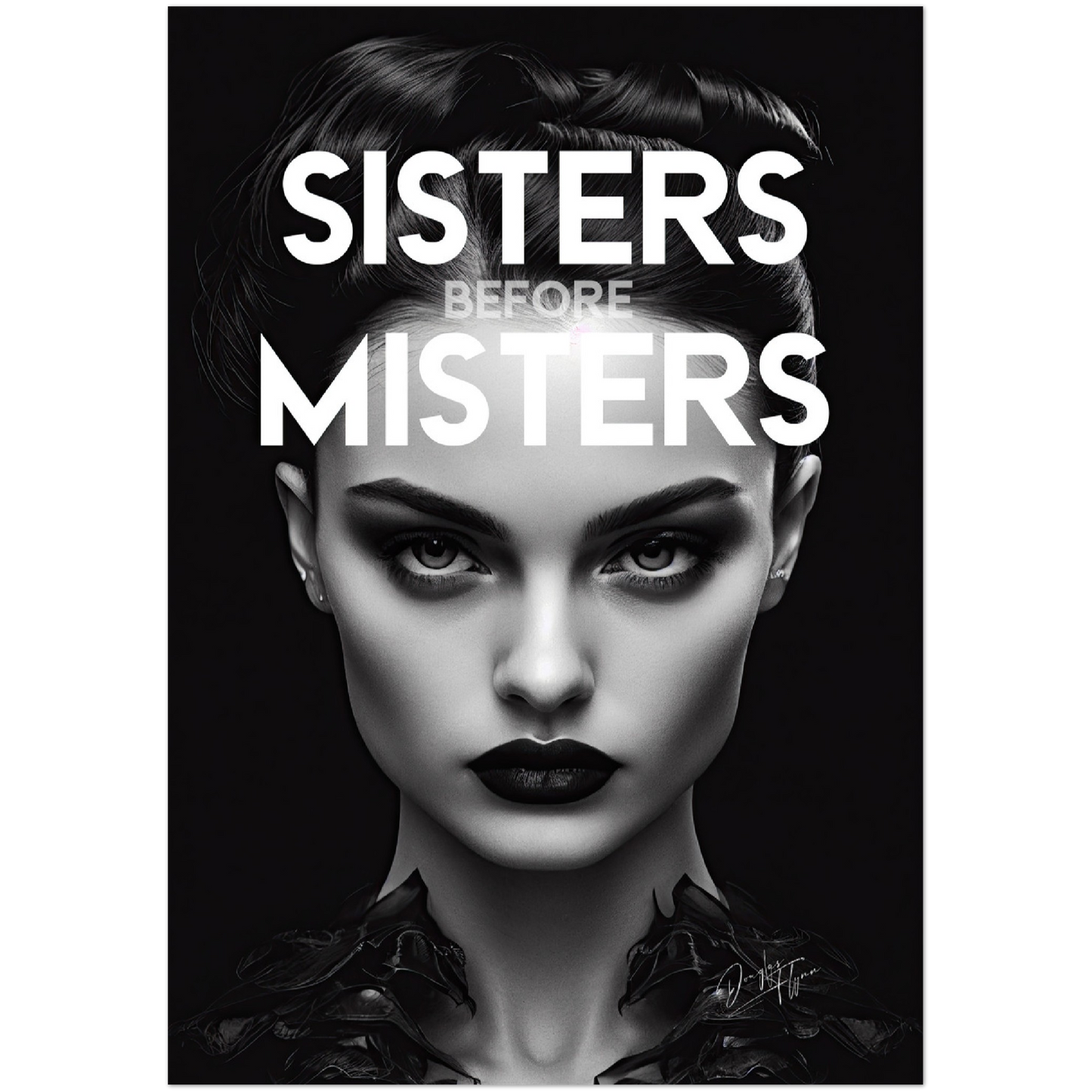 »Sisters Before Misters« retro poster