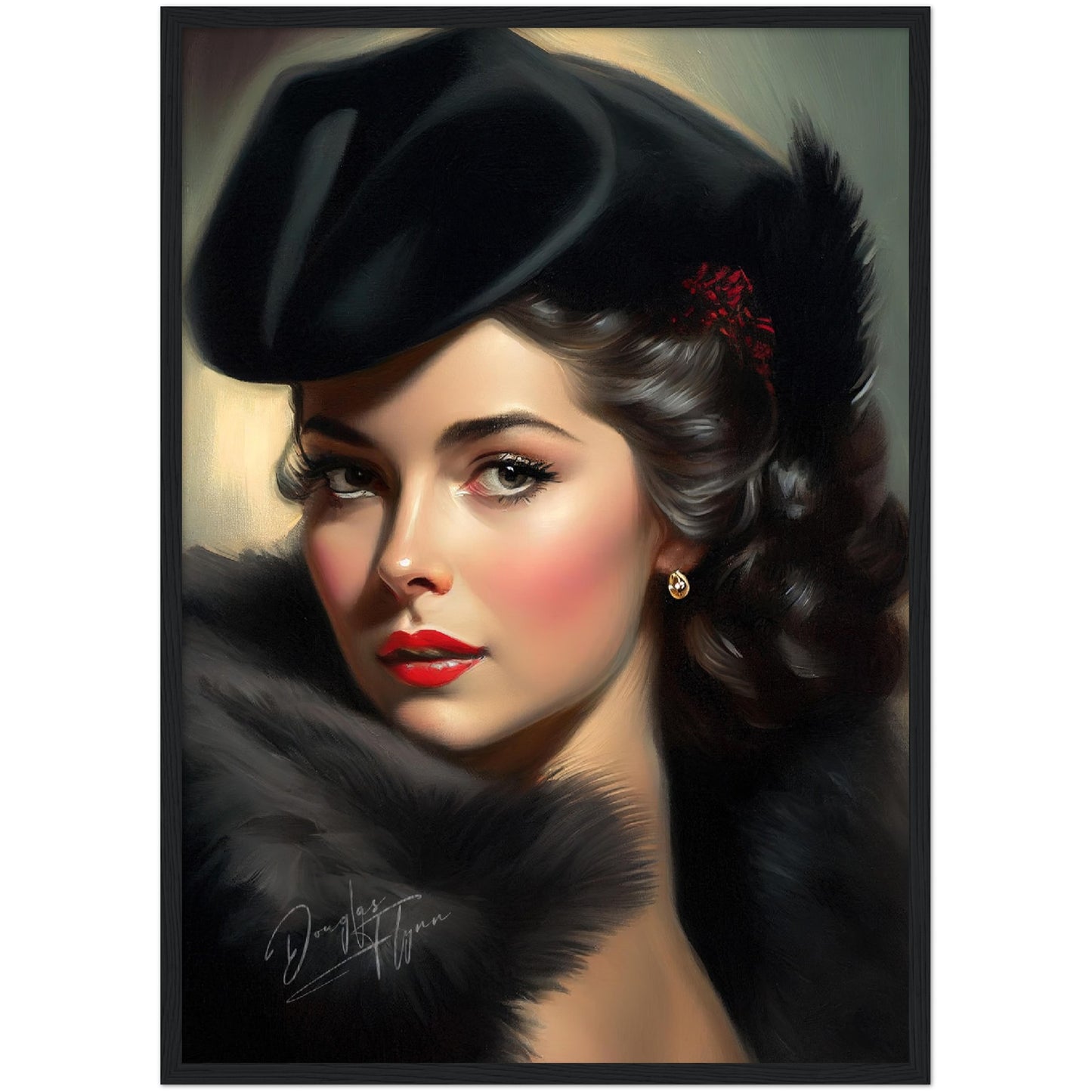 »Elizabeth's Elegance« retro poster