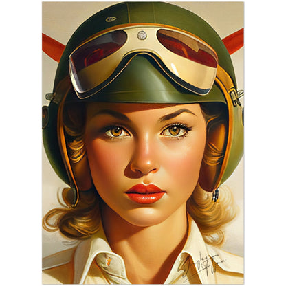 »I have my eyes on you« retro poster