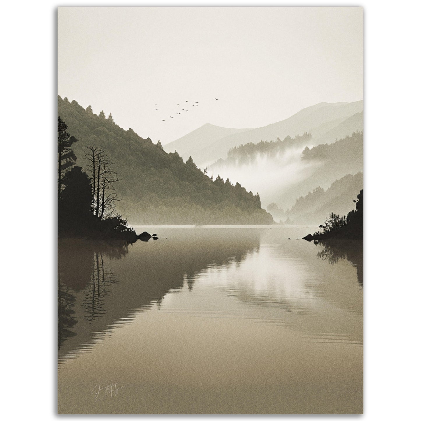 »Lake« designposter