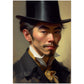 »Classic in Hat«retro poster
