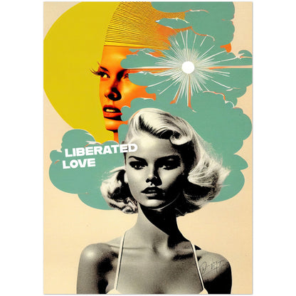 »Liberated Love«retro poster