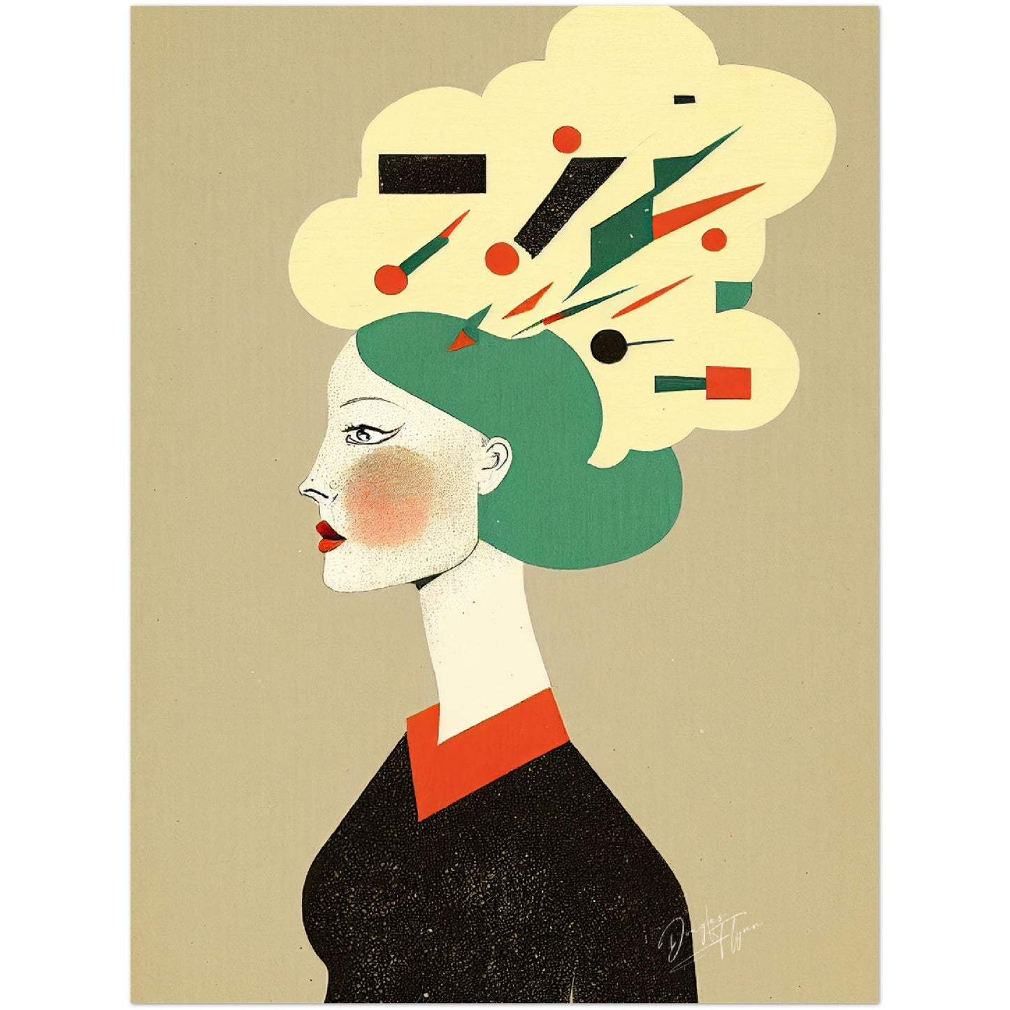»The Beauty of Friendship« retro poster