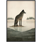 »Wolf Listen and Mull Things Over« retro poster