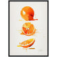 »Orange Watercolor Moods« retro poster