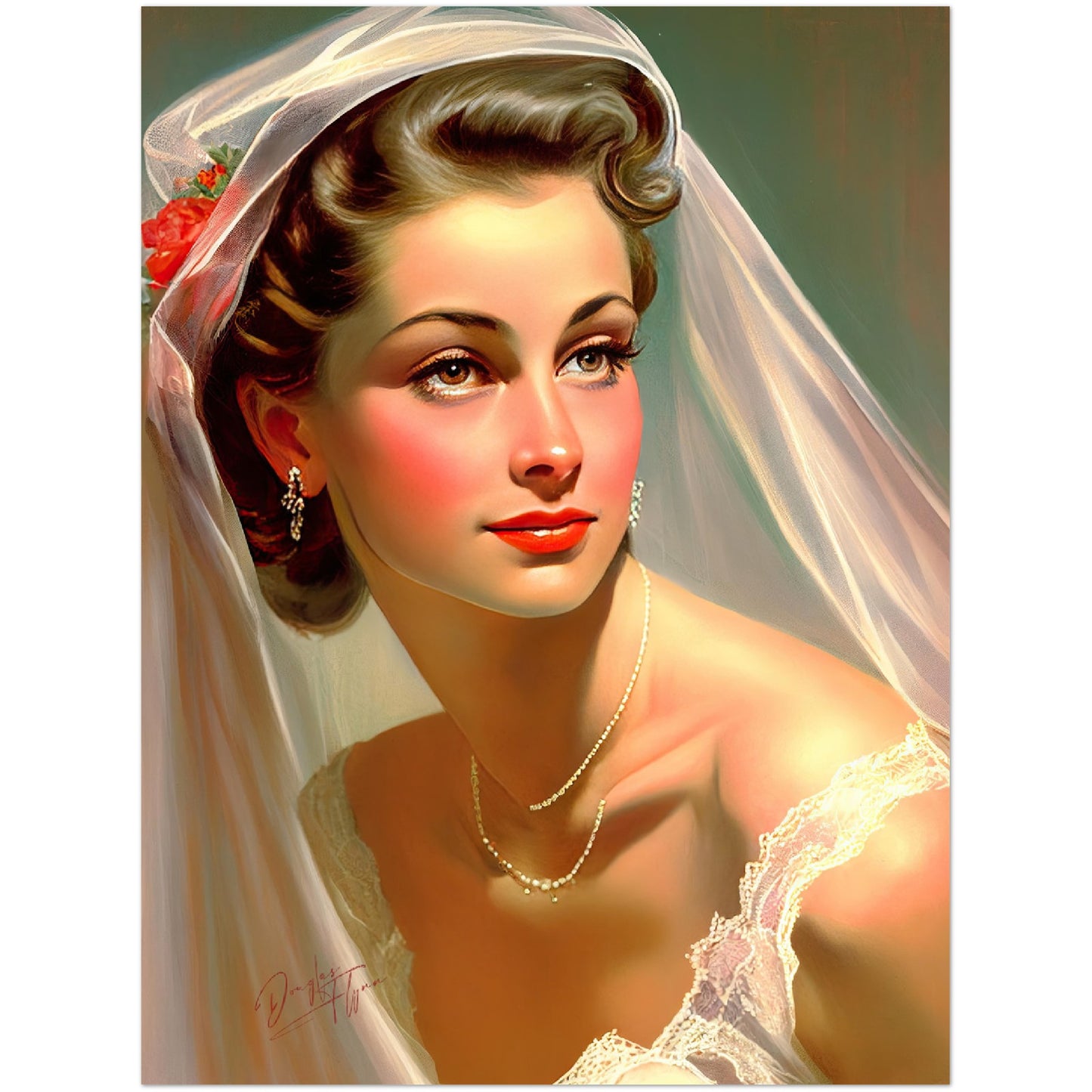 »Bride Dreams« retro poster