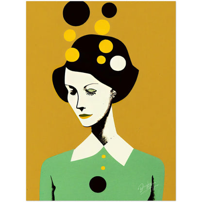 »The Woman in My Live« retro poster