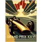 »Journey Through Racing History« retro poster