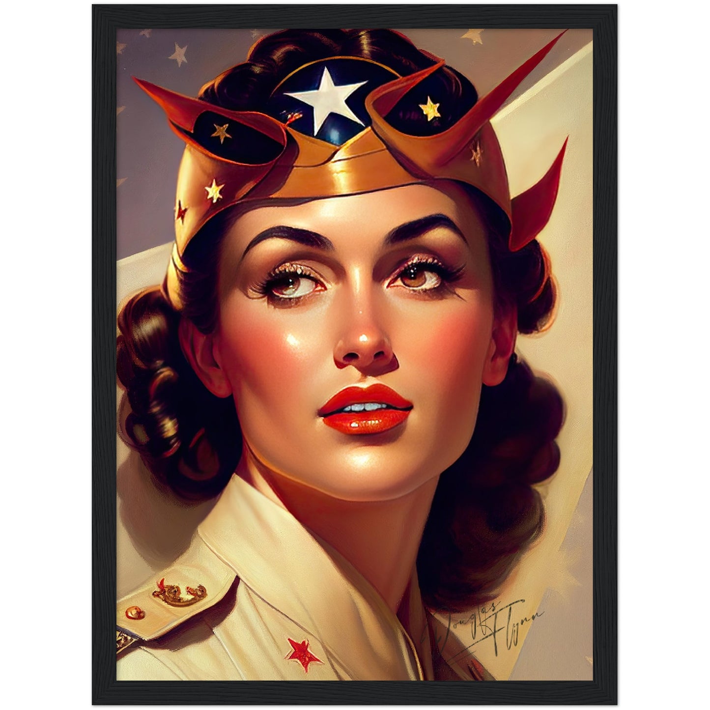 »Captain Freedom« retro poster