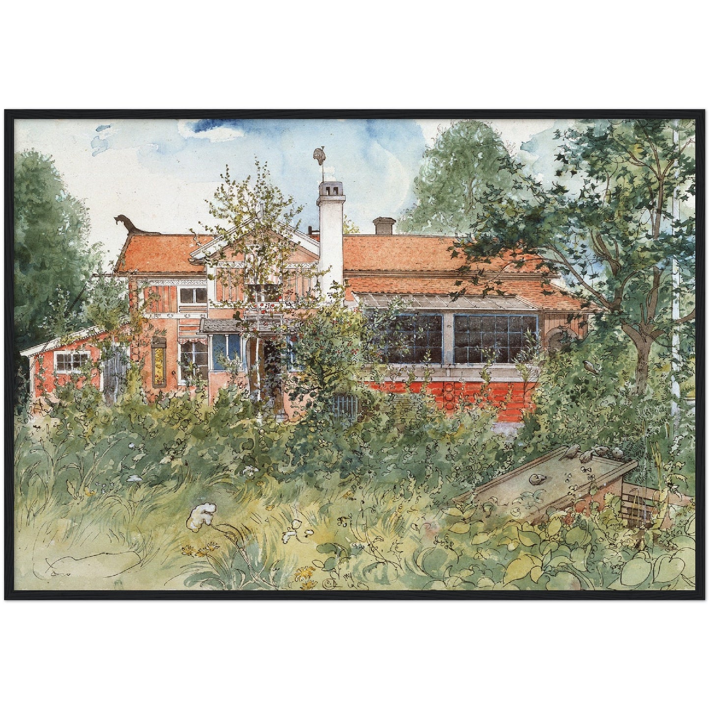 »Stugan« av Carl Larsson