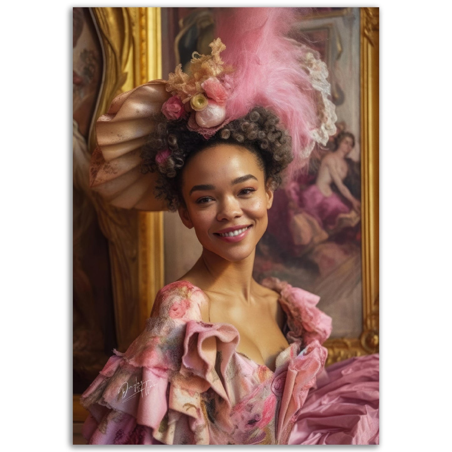 »Pastel Paradise of Rococo« poster