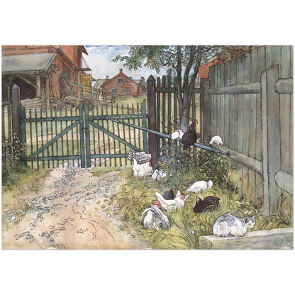 »Grinden« av Carl Larsson