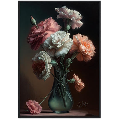 »Passionate Petals« retro poster