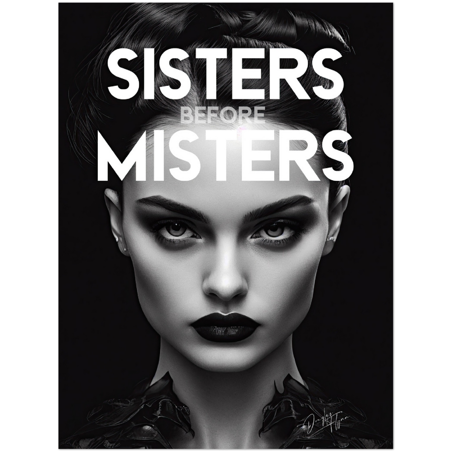 »Sisters Before Misters« retro poster