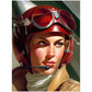 »Scan the skies for me« retro poster