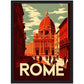 »Rome, travel poster no 1« retro poster