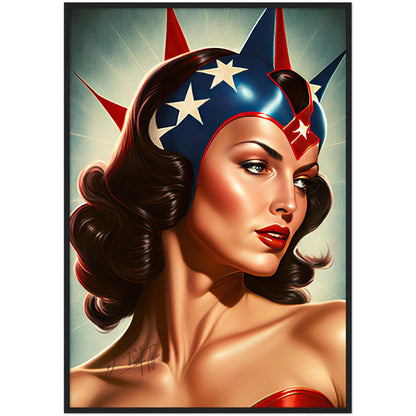 »The Patriot Protector« retro poster