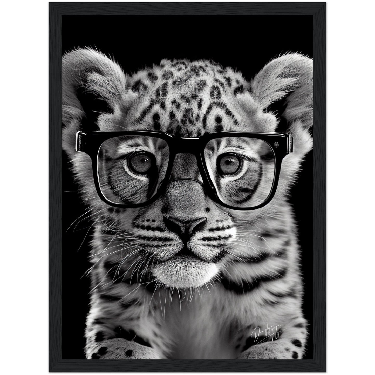 »Brainy Bengal« retro poster