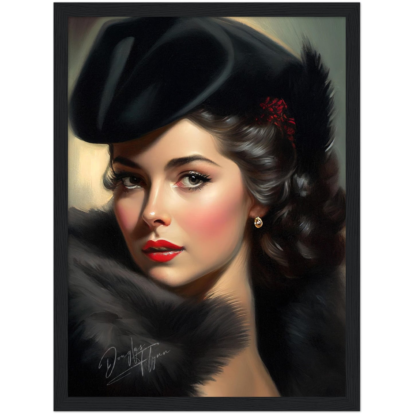 »Elizabeth's Elegance« retro poster