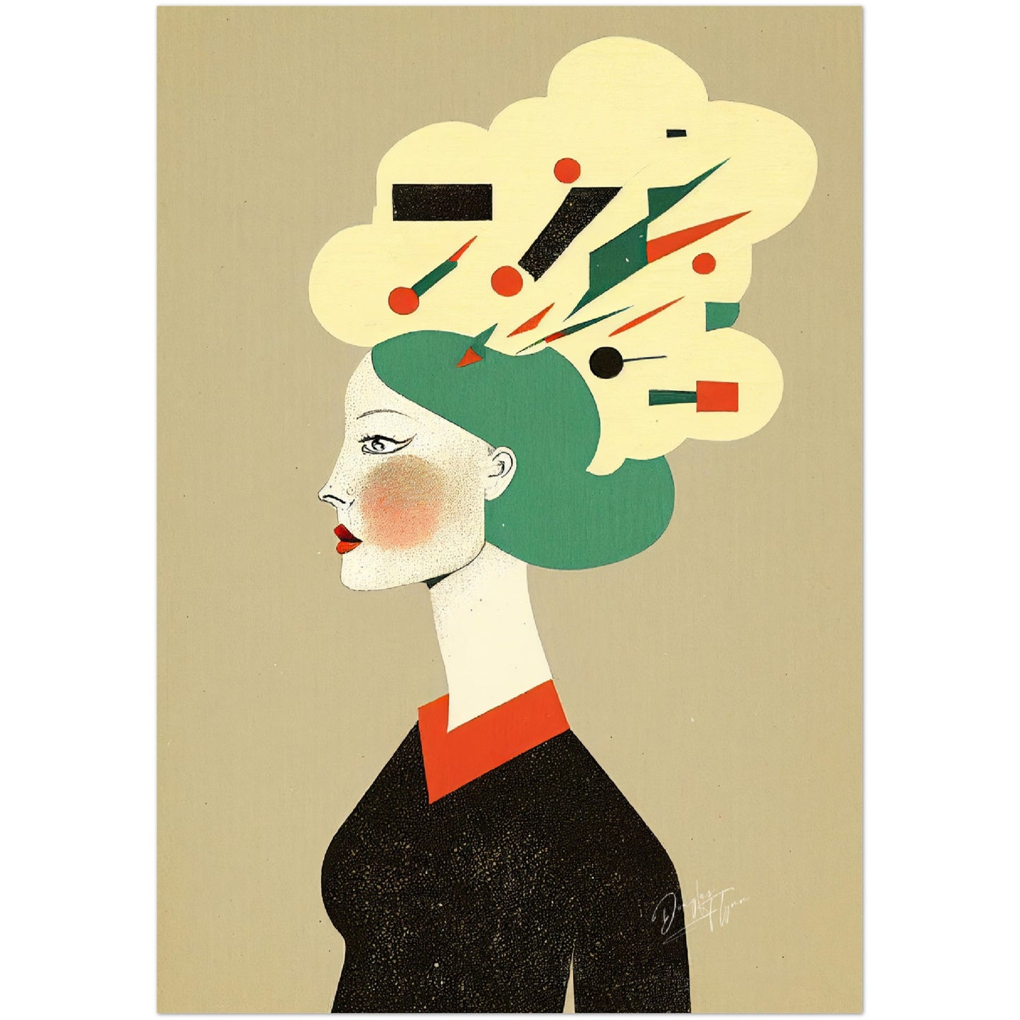 »The Beauty of Friendship« retro poster