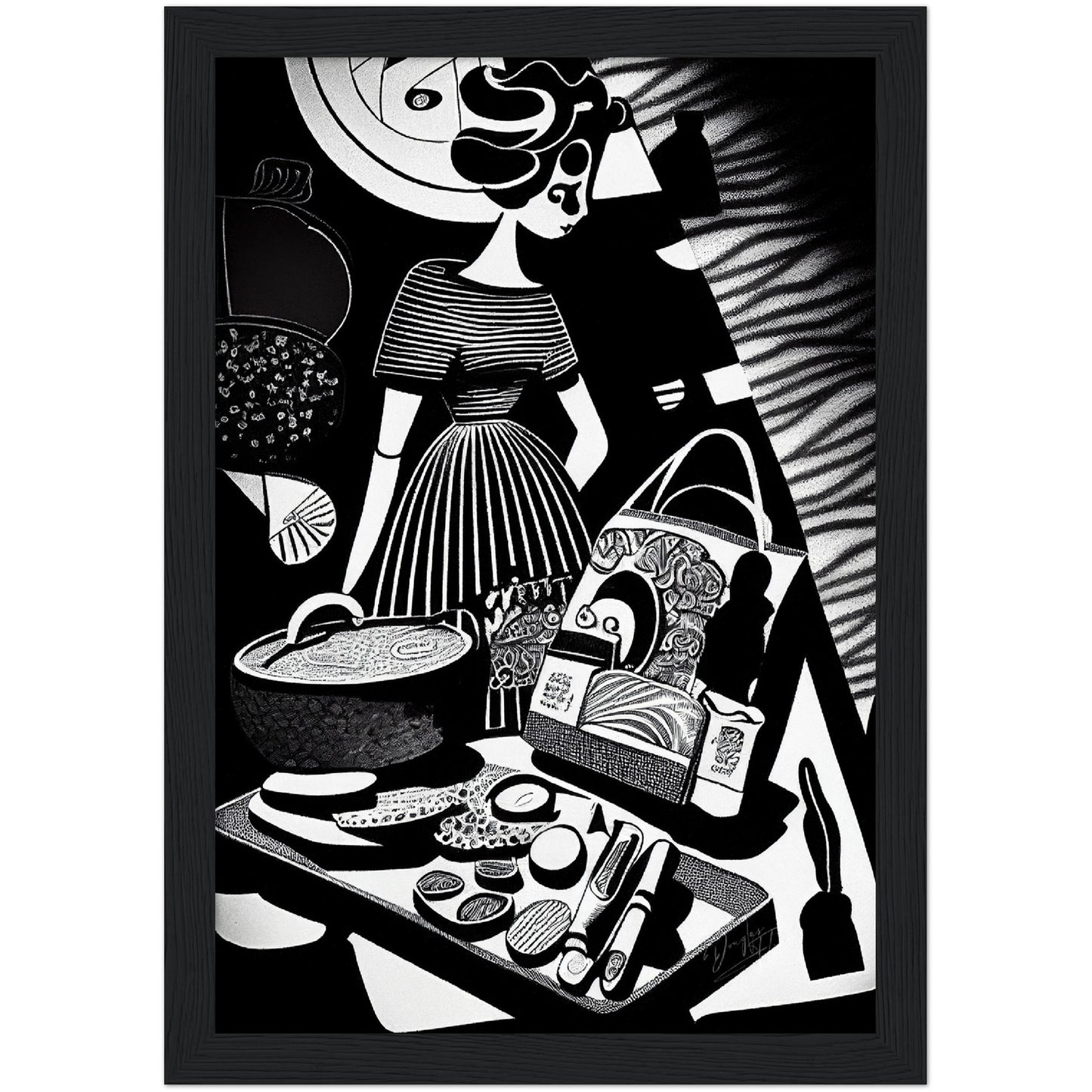 »Shop until  You drop« retro poster