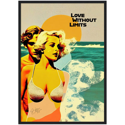 »Love Without Limits«retro poster
