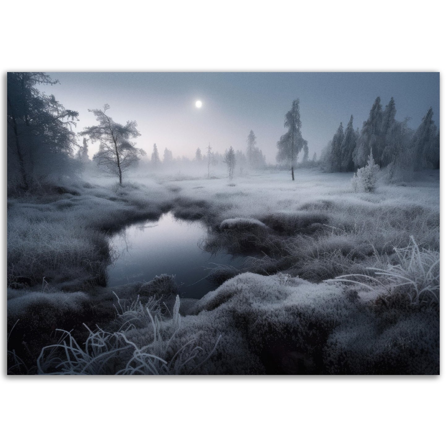 »The Resonance of Stillness« landskapsposter
