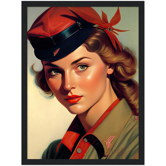 »Alluring Altitude« retro poster