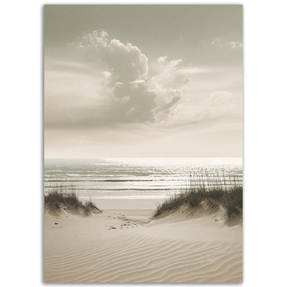 »Sand and Sea« designposter